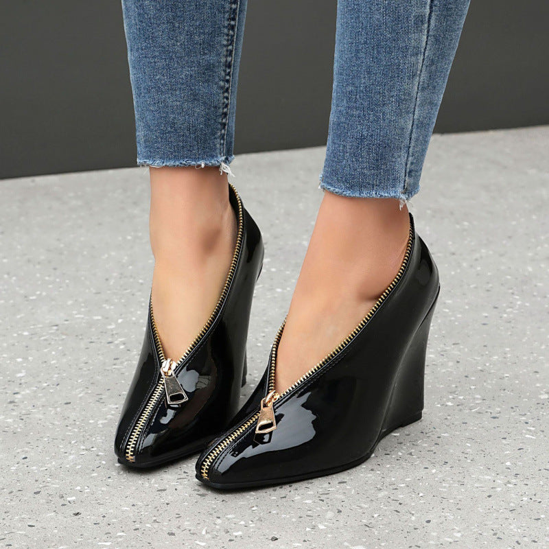 Monaco Zipper Heels