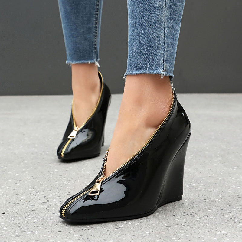Monaco Zipper Heels
