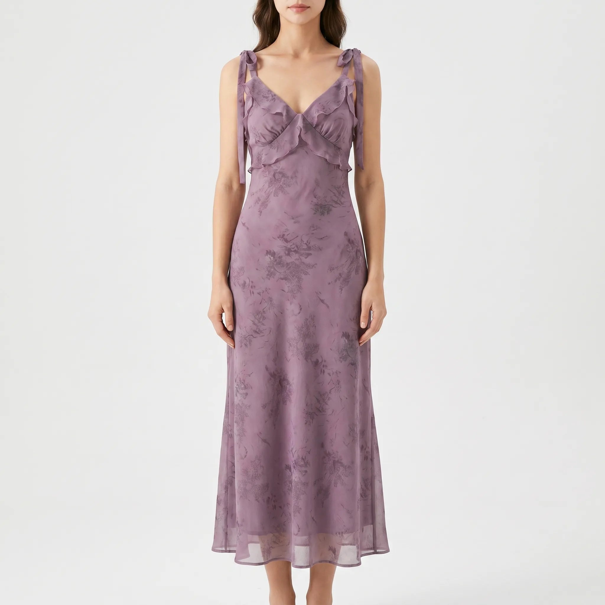 Delphine Floral Midi Slip Dress