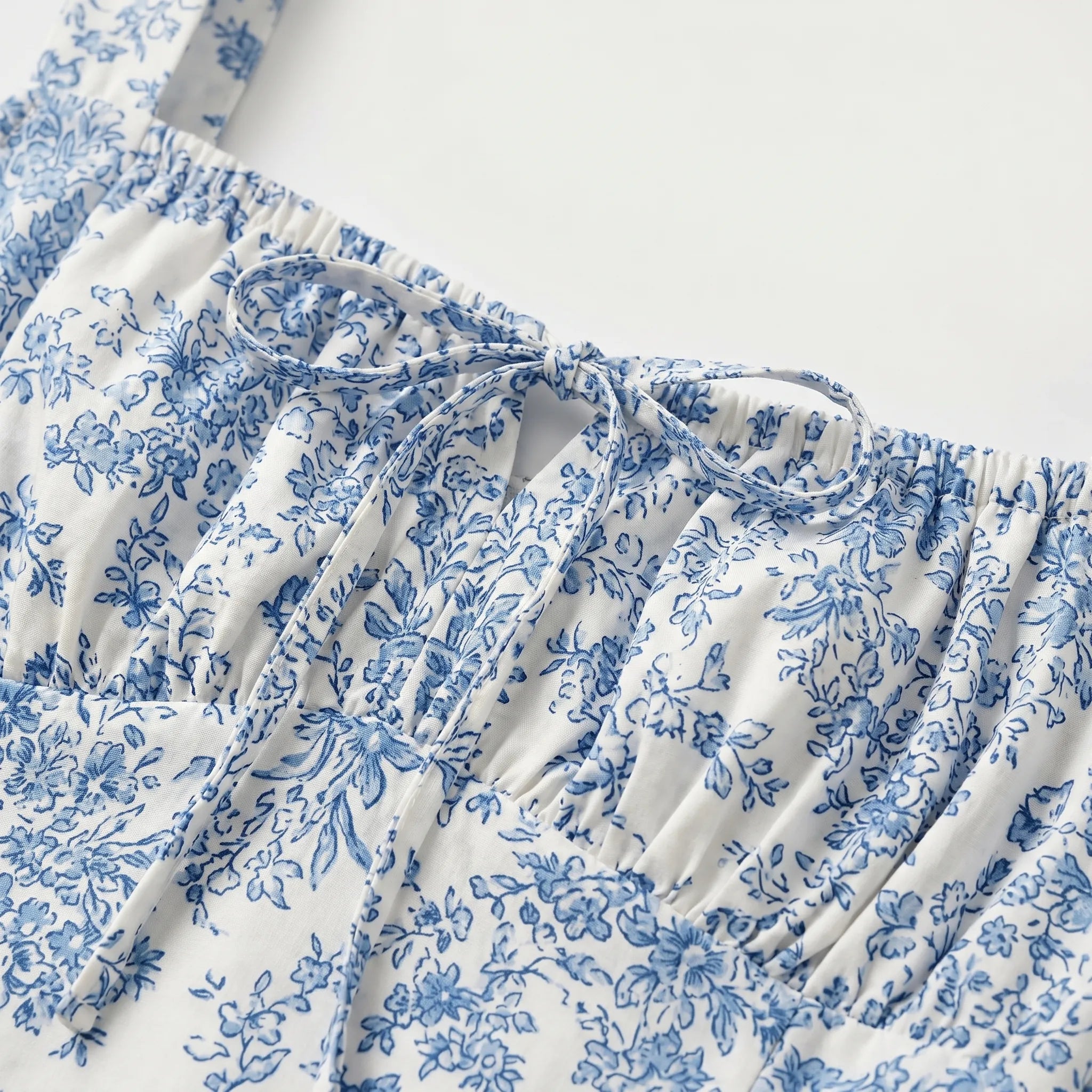 Celestine Floral Square-Neck Midi Dress
