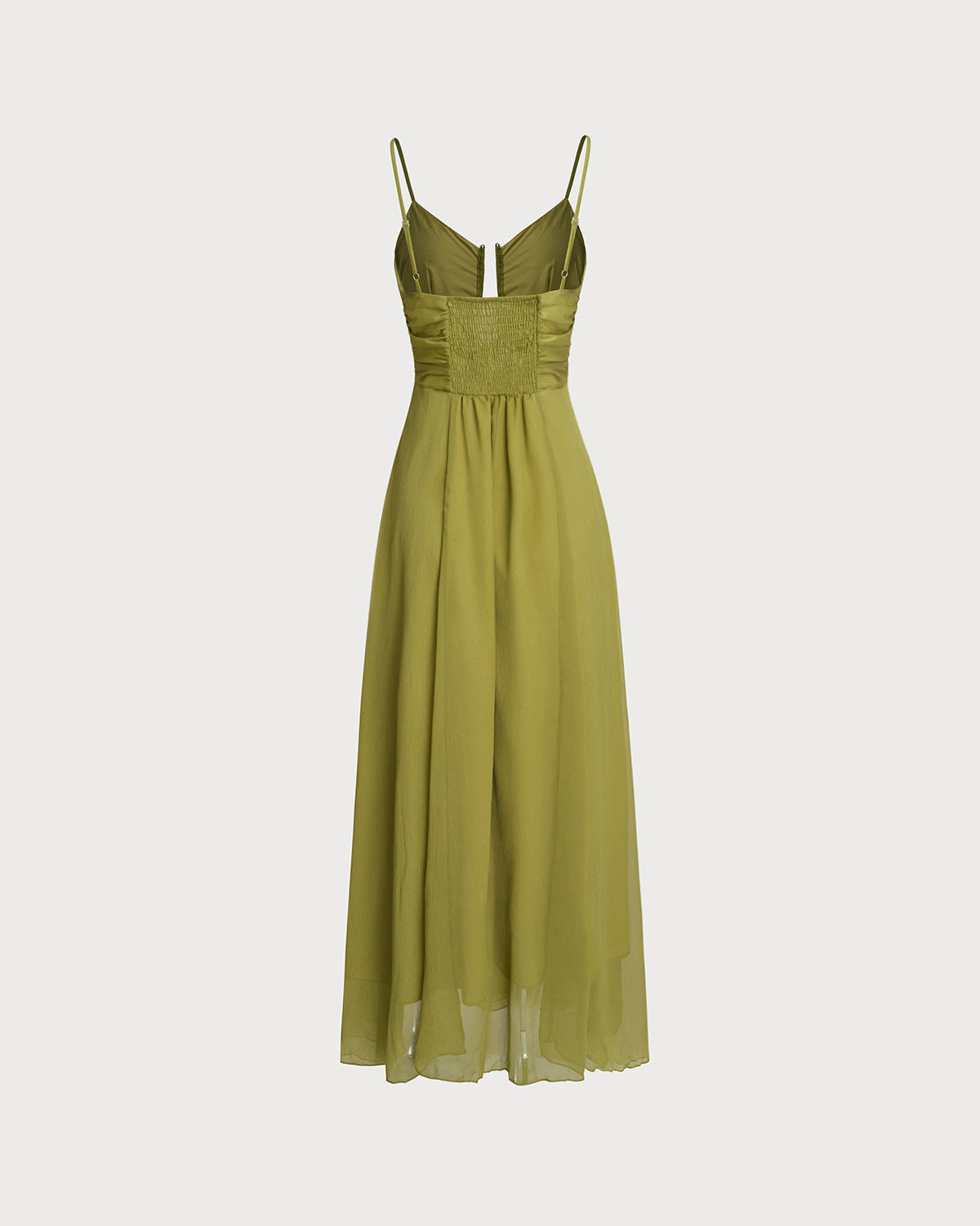 Solenne High-Waisted Maxi Dress