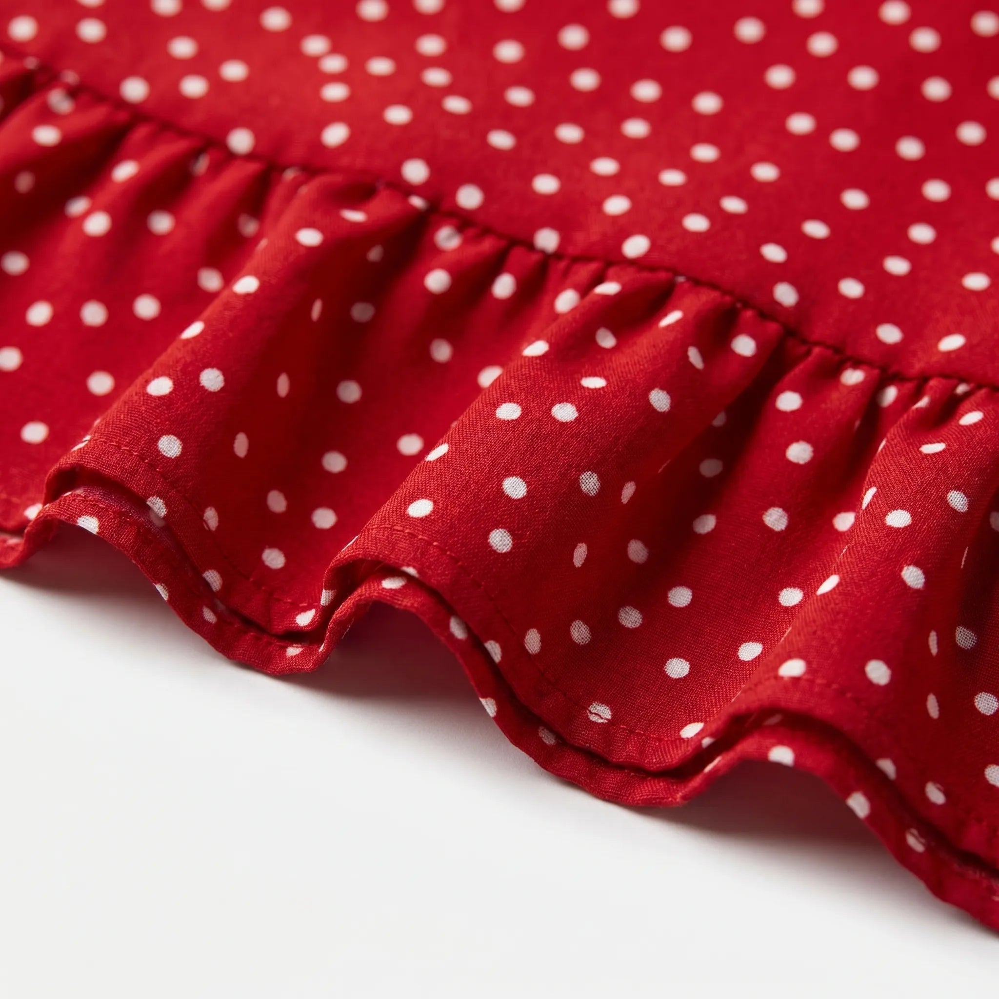 Bellamy Polka Dot Puff Sleeve Mini Dress