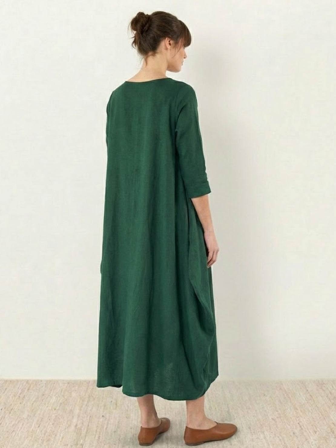 Bellwood Oversized 3/4 Sleeve Maxi Dress