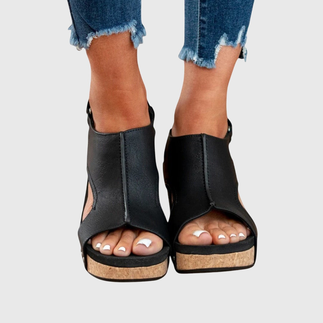 Breeze Orthopedic Open Toe Wedge Sandals