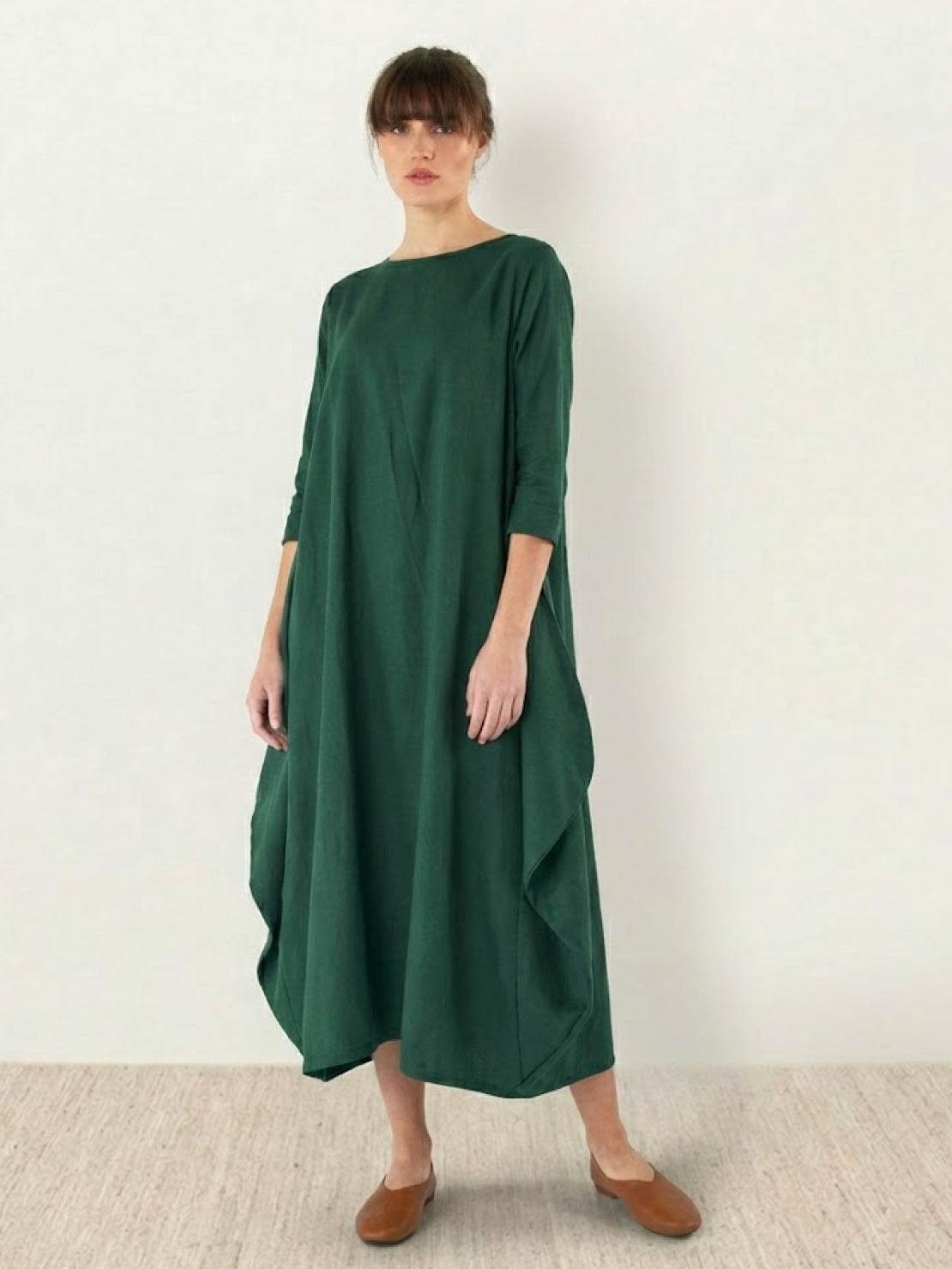 Bellwood Oversized 3/4 Sleeve Maxi Dress