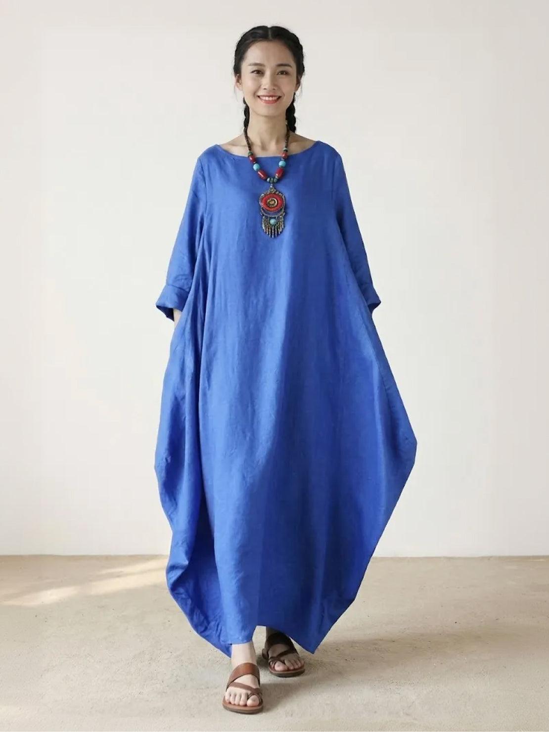 Bellwood Oversized 3/4 Sleeve Maxi Dress