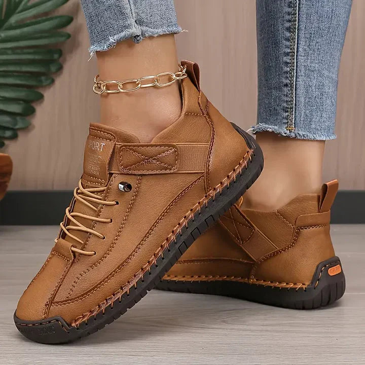 Ridley Orthopedic Slip-On Sneakers Wide Fit Leather