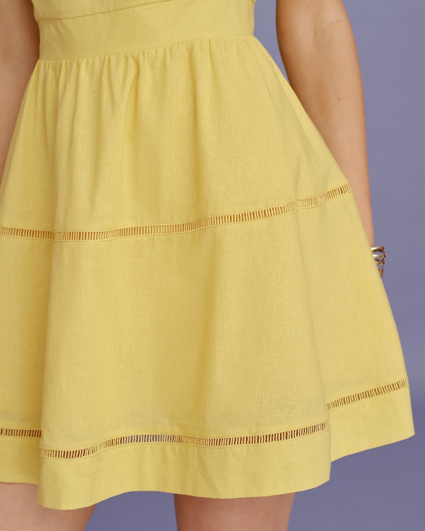 Rivella Sleeveless A-Line Cotton Dress