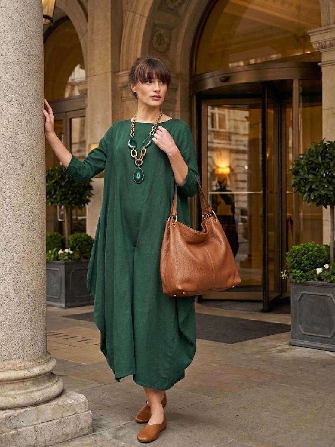Bellwood Oversized 3/4 Sleeve Maxi Dress