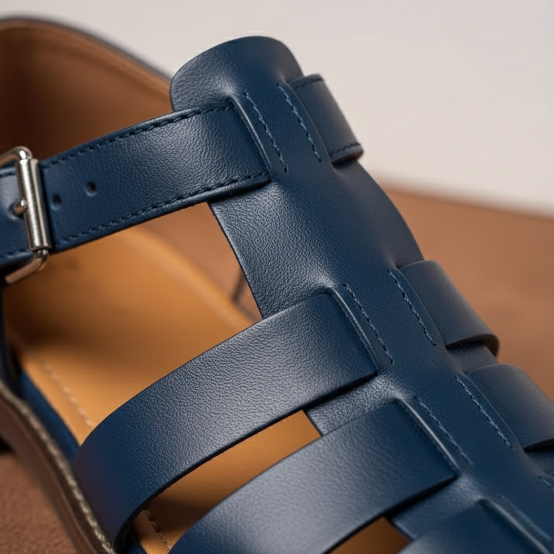 Varden Orthopedic Leather Strapped Sandals