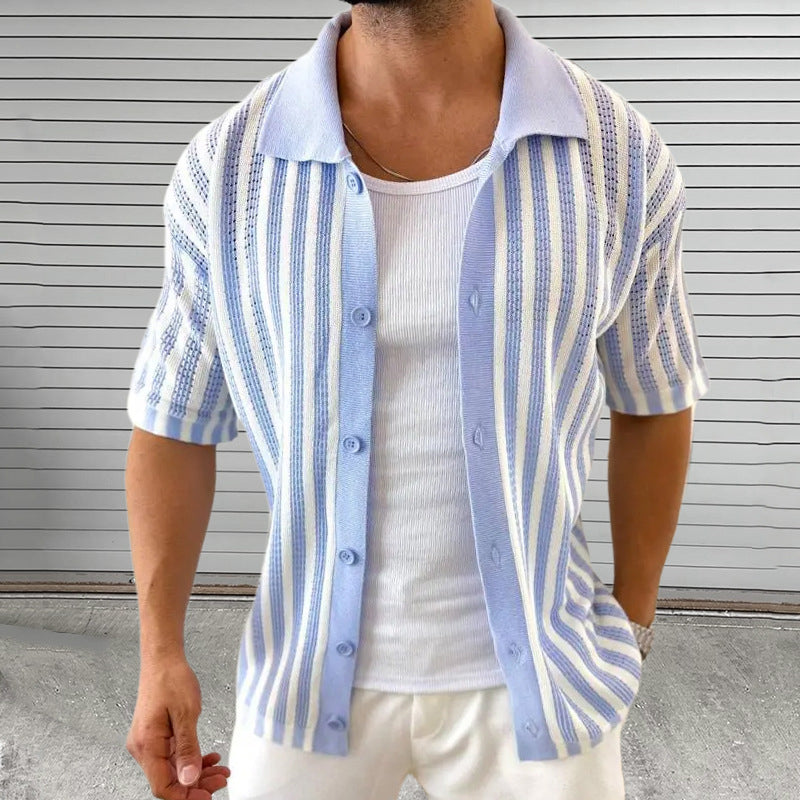 Berlin Knitted Button Down