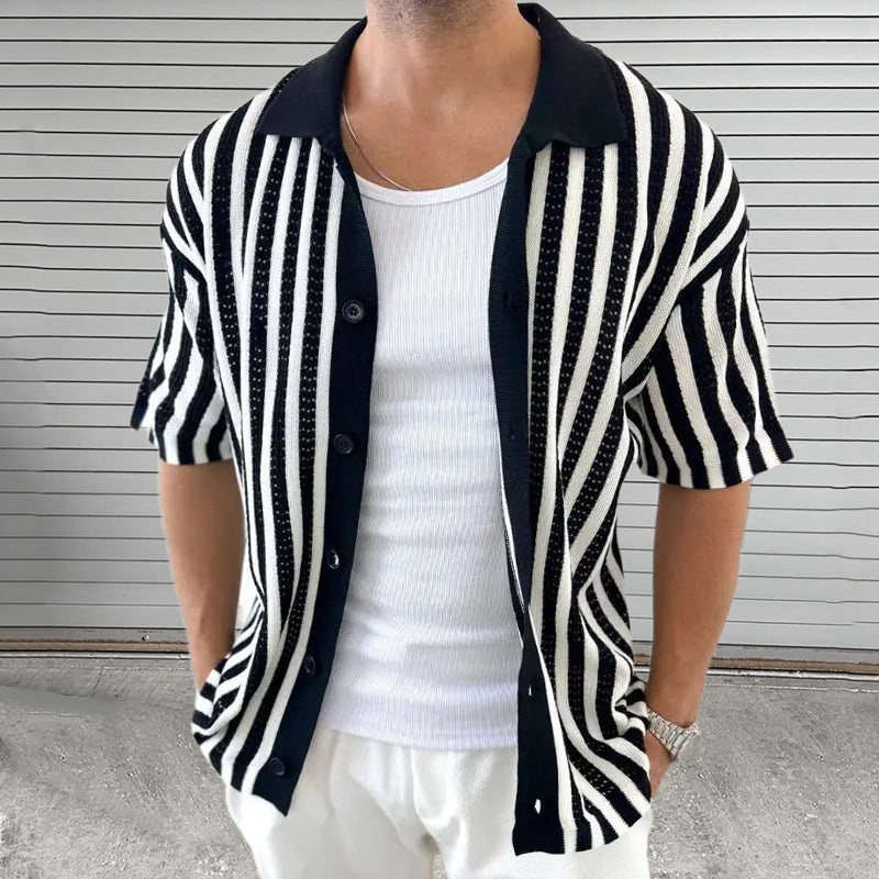 Berlin Knitted Button Down