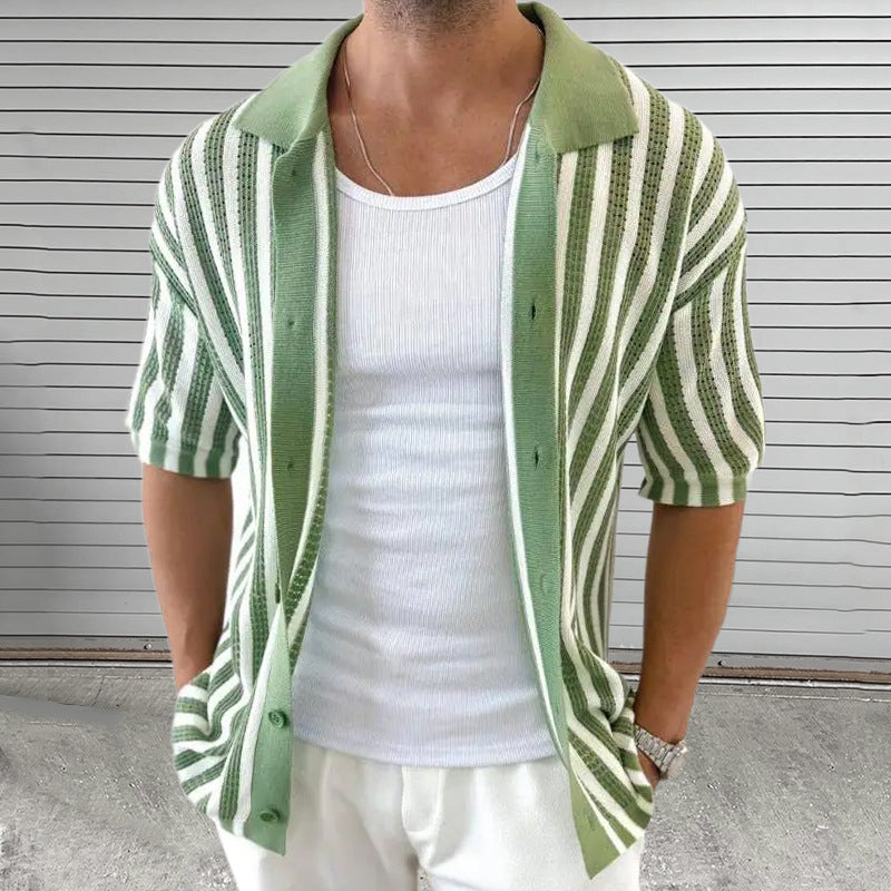 Berlin Knitted Button Down