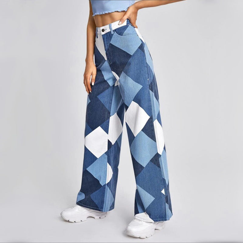 Verona Checkered Jeans