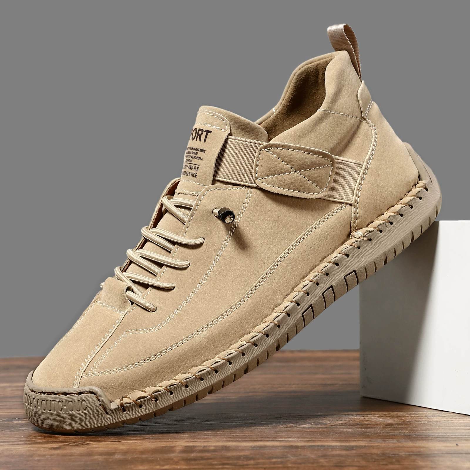 Ridley Orthopedic Slip-On Sneakers Wide Fit Leather