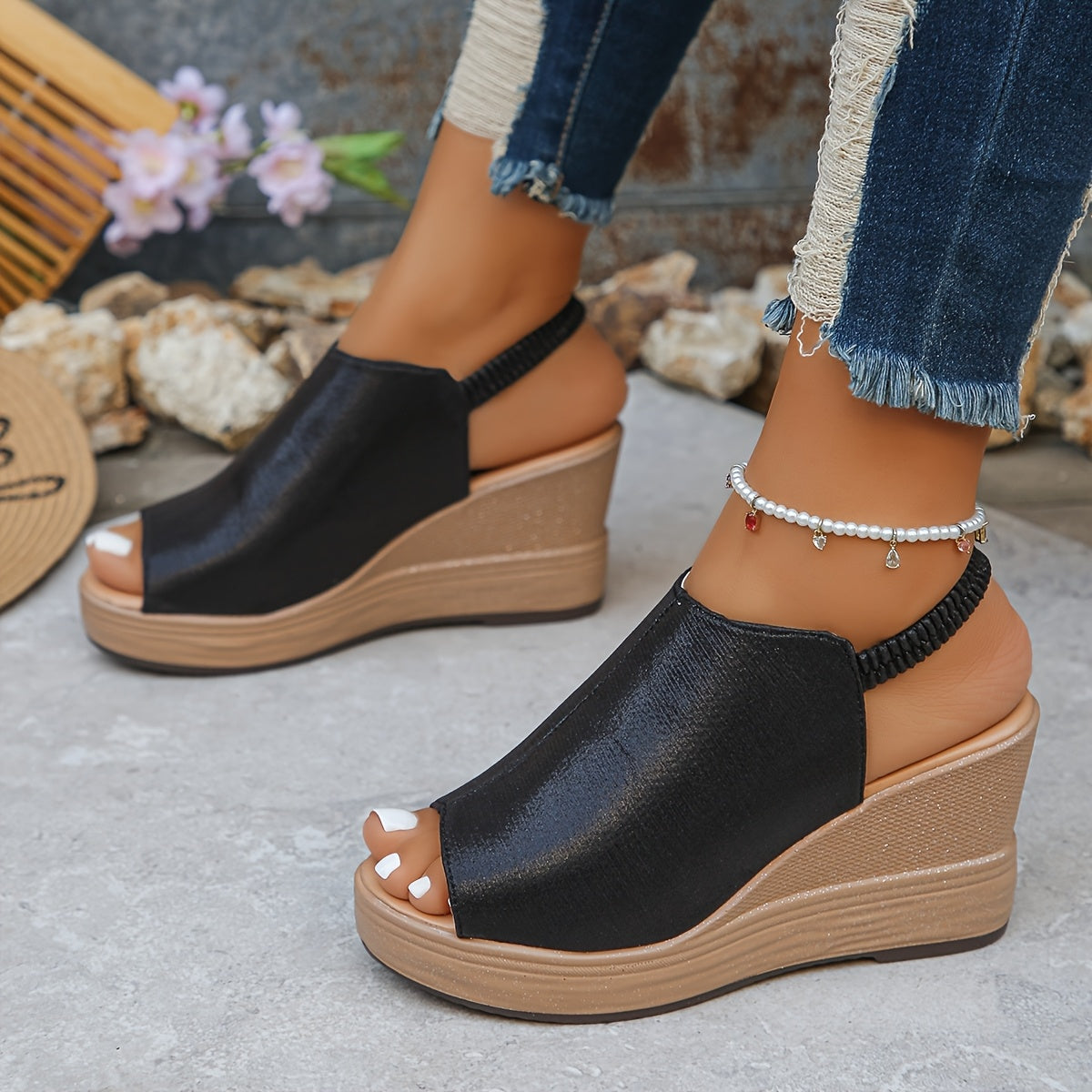 Cascade Orthopedic Wedge Sandals