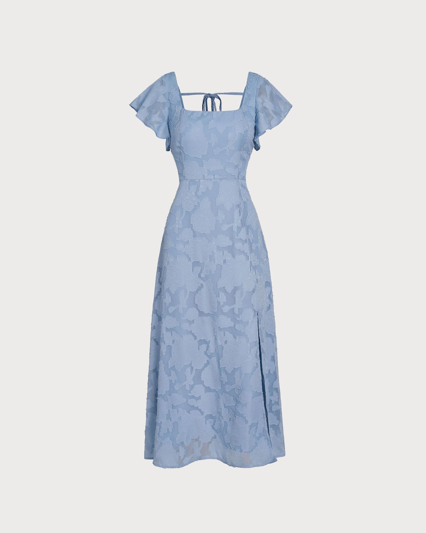 Valentina Square Neck Floral Midi Dress