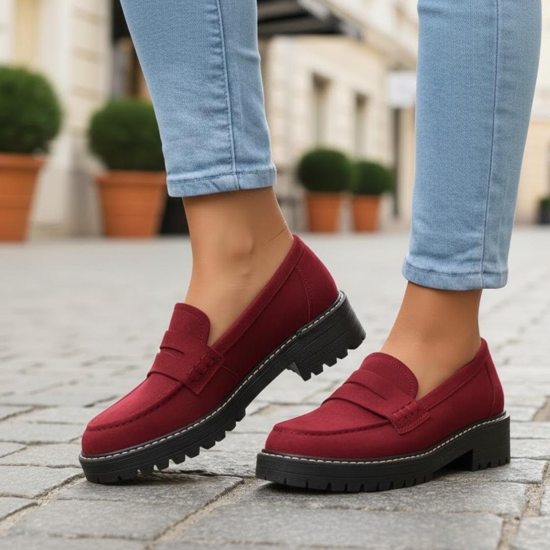 Halden Orthopedic Slip-On Loafers Cushioned Insole