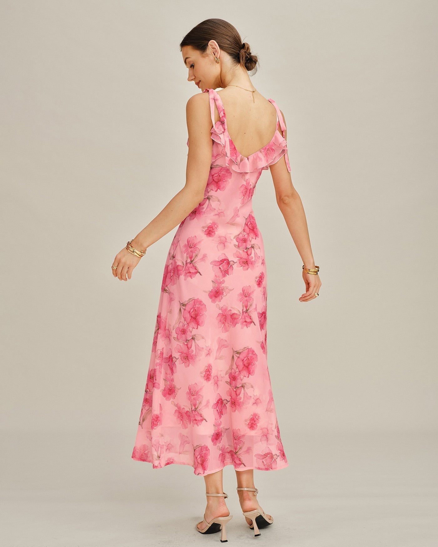 Florina Floral Maxi Slip Dress