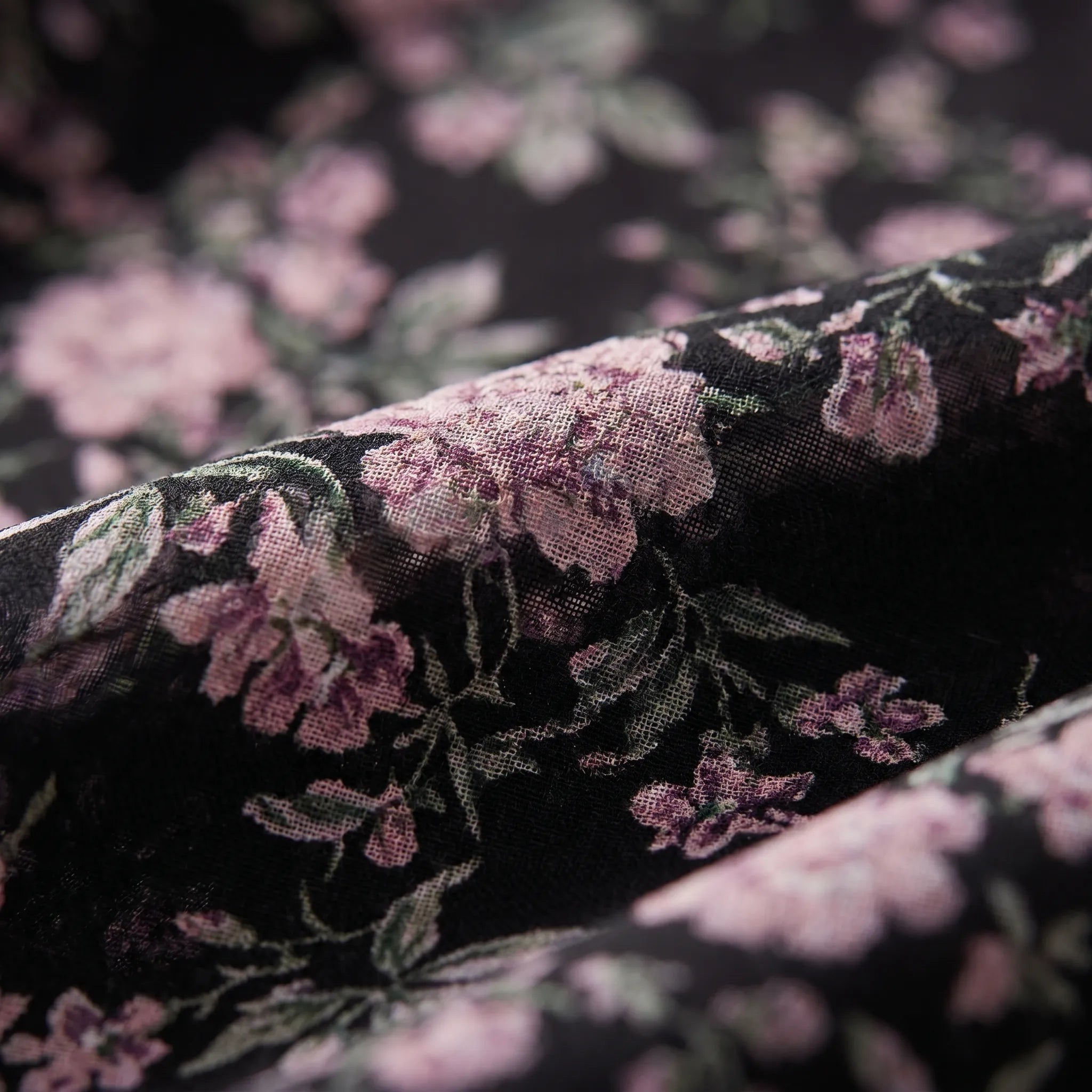 Rosina Floral Print Ruffled Midi Dress