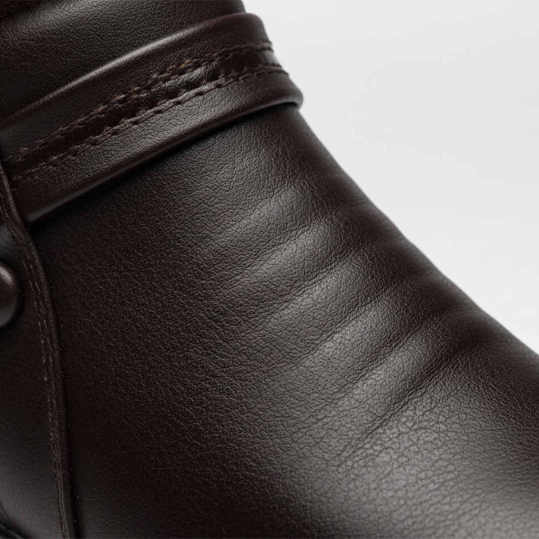 Torino Orthopedic Faux Fur Wedge Boots