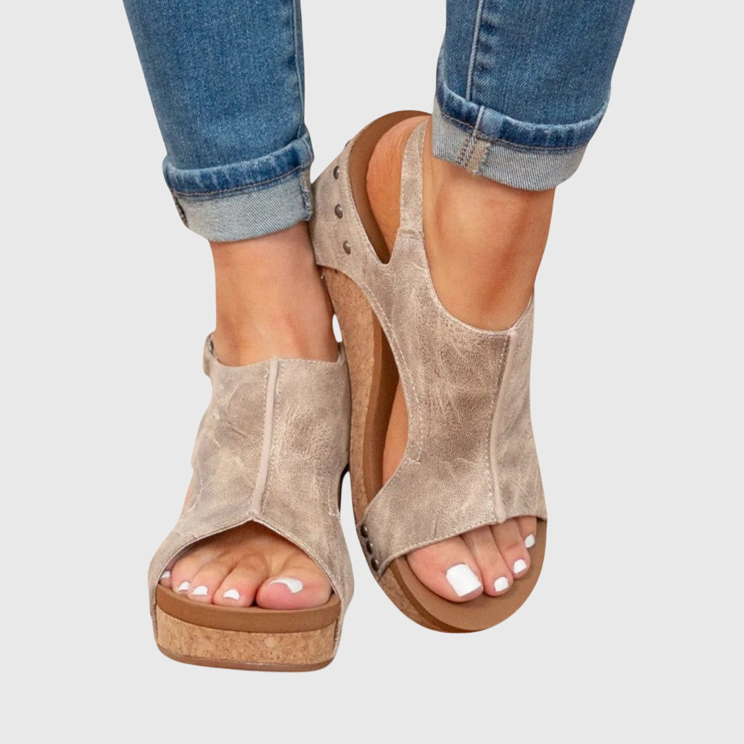 Breeze Orthopedic Open Toe Wedge Sandals