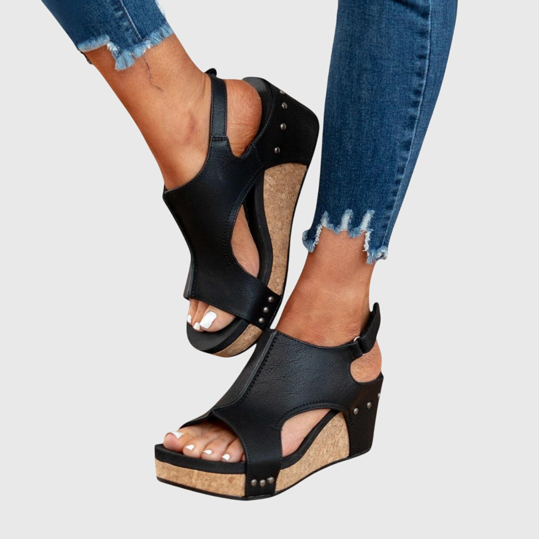 Breeze Orthopedic Open Toe Wedge Sandals