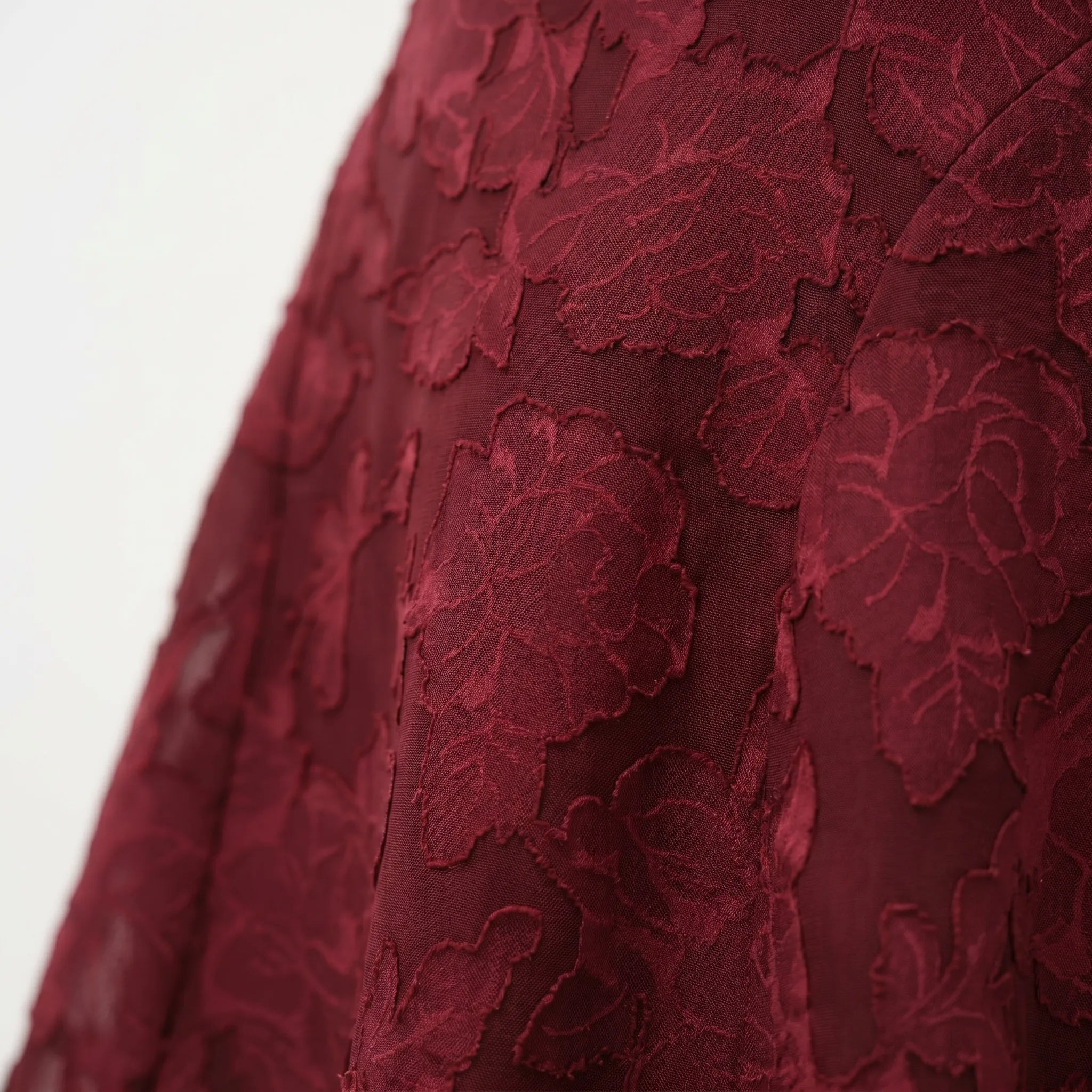Veyra Textured Floral Square-Neck Mini Dress