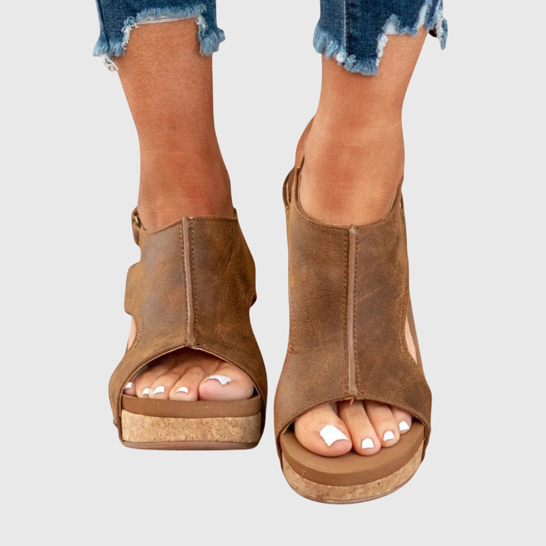 Breeze Orthopedic Open Toe Wedge Sandals