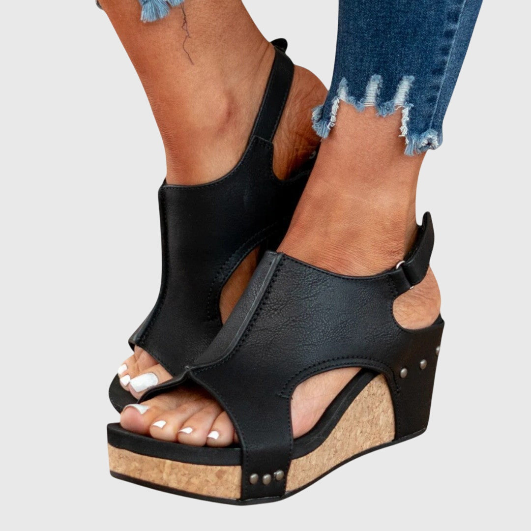 Breeze Orthopedic Open Toe Wedge Sandals