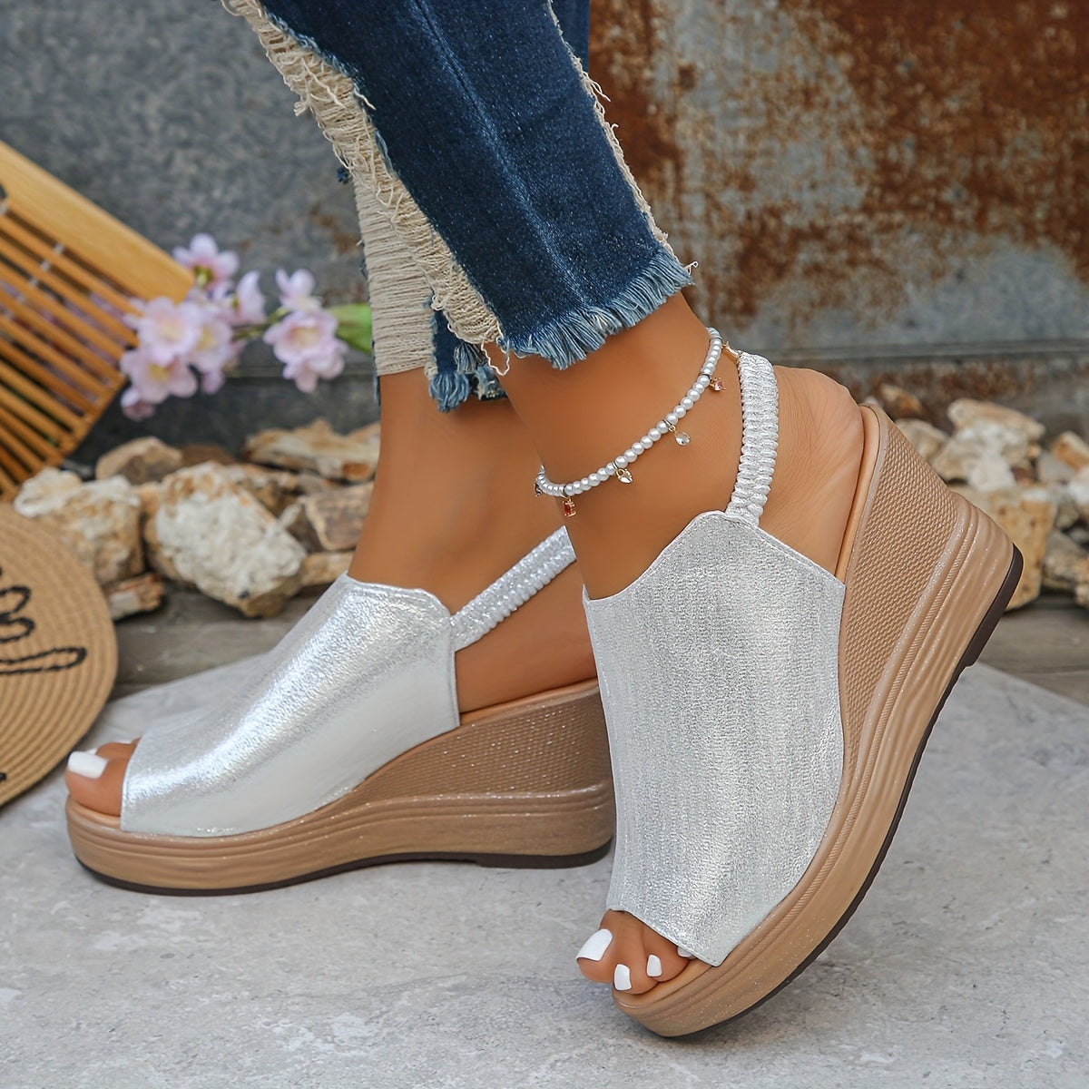 Cascade Orthopedic Wedge Sandals