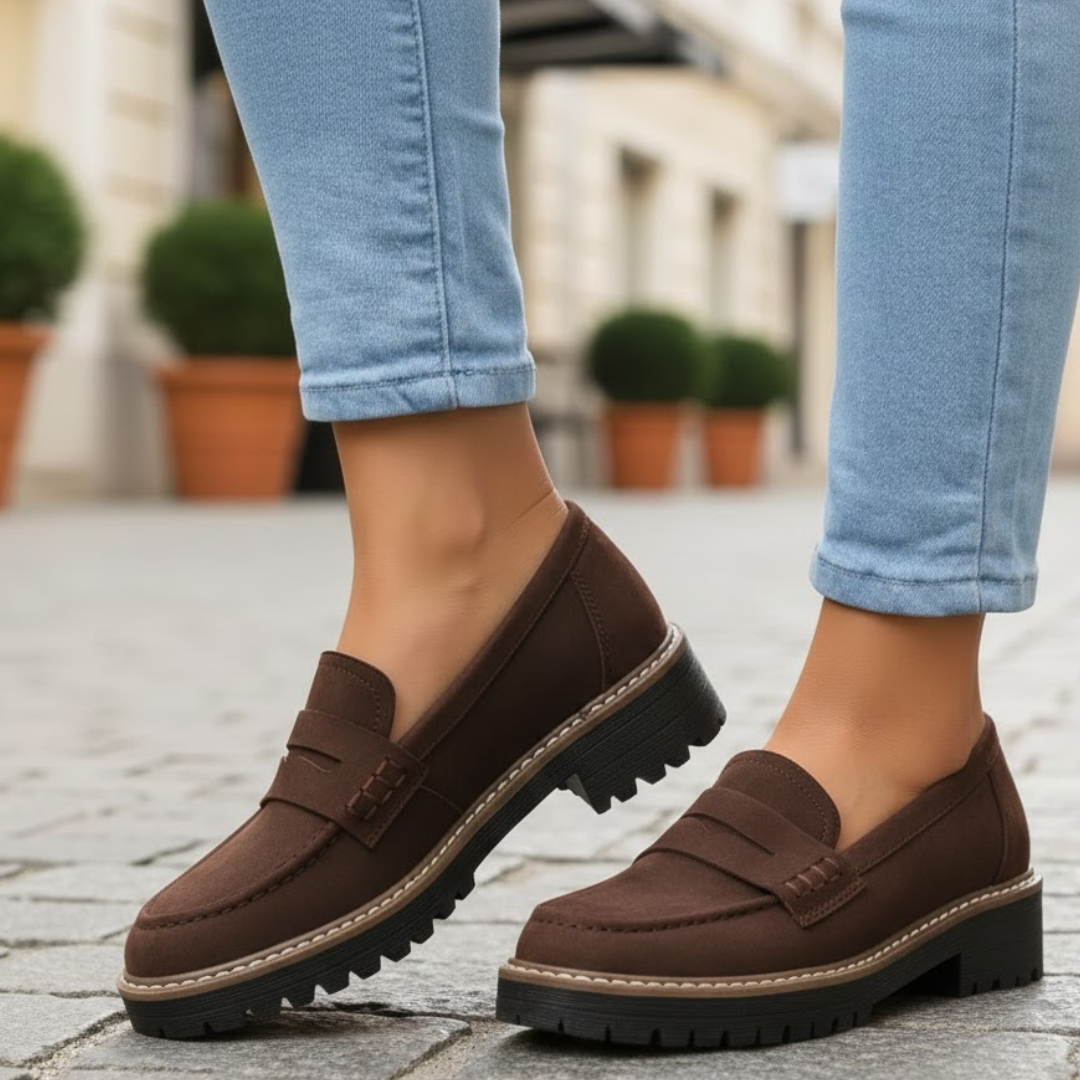 Halden Orthopedic Slip-On Loafers Cushioned Insole