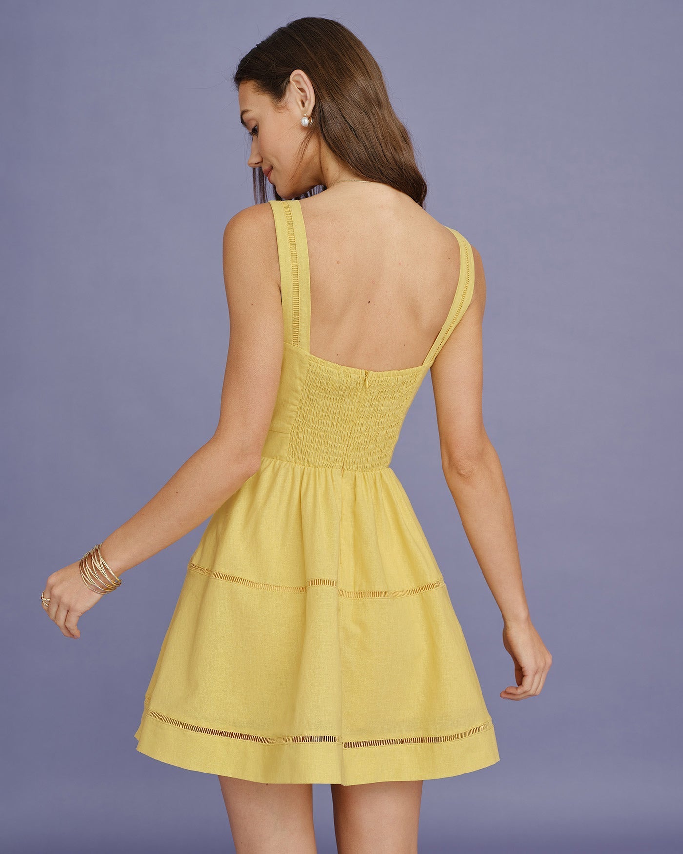 Rivella Sleeveless A-Line Cotton Dress